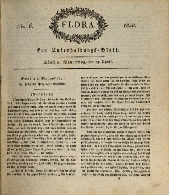 Flora (Baierische National-Zeitung) Donnerstag 13. April 1820