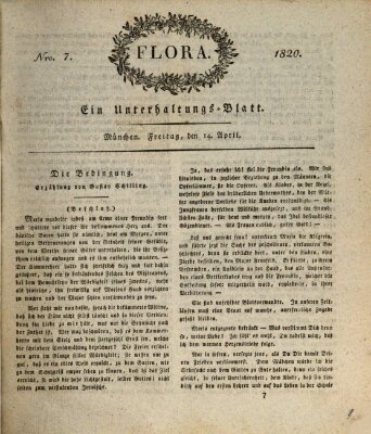 Flora (Baierische National-Zeitung) Freitag 14. April 1820