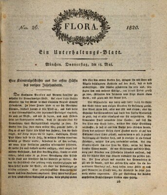 Flora (Baierische National-Zeitung) Donnerstag 18. Mai 1820