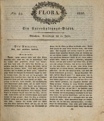 Flora (Baierische National-Zeitung) Dienstag 20. Juni 1820