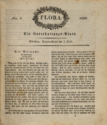 Flora (Baierische National-Zeitung) Donnerstag 6. Juli 1820