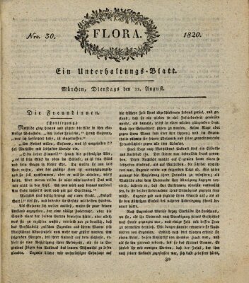 Flora (Baierische National-Zeitung) Dienstag 22. August 1820