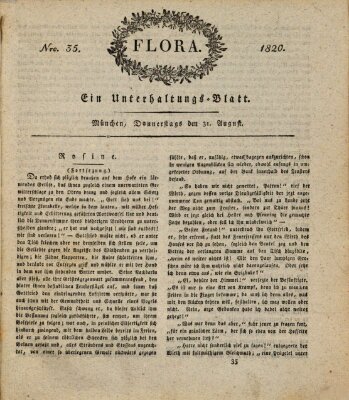 Flora (Baierische National-Zeitung) Donnerstag 31. August 1820