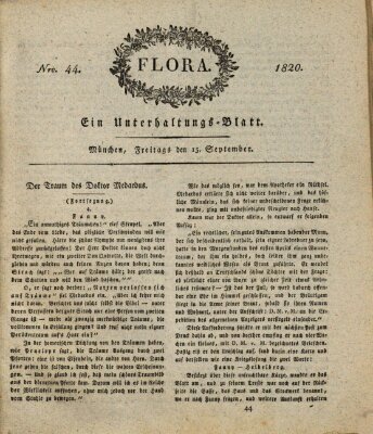 Flora (Baierische National-Zeitung) Freitag 15. September 1820