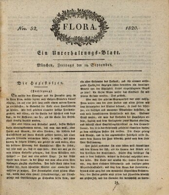 Flora (Baierische National-Zeitung) Freitag 29. September 1820