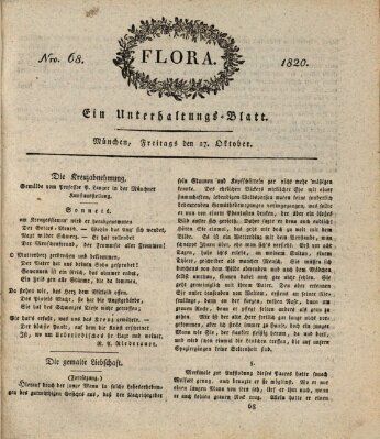 Flora (Baierische National-Zeitung) Freitag 27. Oktober 1820