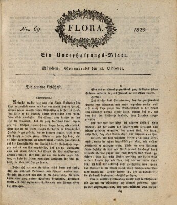 Flora (Baierische National-Zeitung) Samstag 28. Oktober 1820