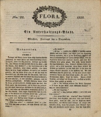 Flora (Baierische National-Zeitung) Freitag 1. Dezember 1820