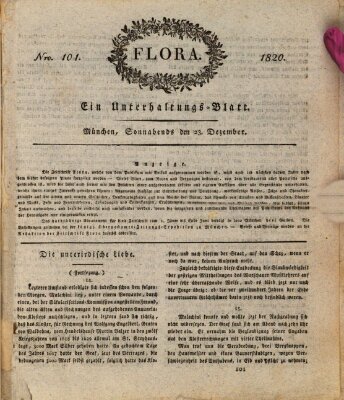 Flora (Baierische National-Zeitung) Samstag 23. Dezember 1820