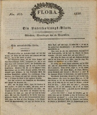 Flora (Baierische National-Zeitung) Dienstag 26. Dezember 1820