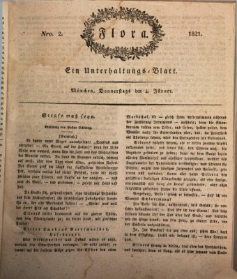 Flora (Baierische National-Zeitung) Donnerstag 4. Januar 1821