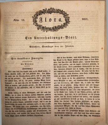 Flora (Baierische National-Zeitung) Samstag 20. Januar 1821