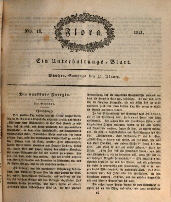 Flora (Baierische National-Zeitung) Samstag 27. Januar 1821