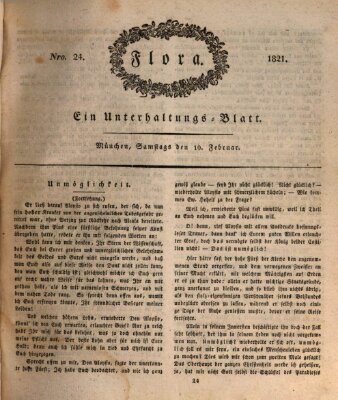 Flora (Baierische National-Zeitung) Samstag 10. Februar 1821