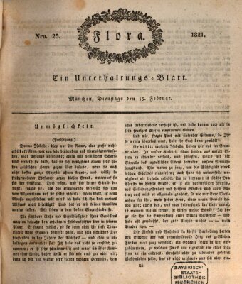 Flora (Baierische National-Zeitung) Dienstag 13. Februar 1821