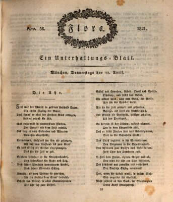 Flora (Baierische National-Zeitung) Donnerstag 12. April 1821