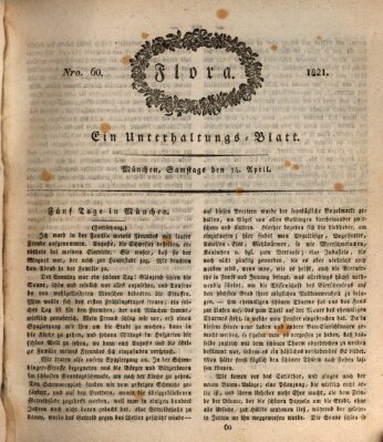 Flora (Baierische National-Zeitung) Samstag 14. April 1821