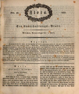 Flora (Baierische National-Zeitung) Donnerstag 7. Juni 1821