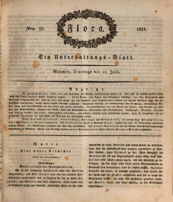 Flora (Baierische National-Zeitung) Dienstag 12. Juni 1821