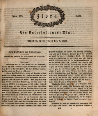 Flora (Baierische National-Zeitung) Donnerstag 5. Juli 1821