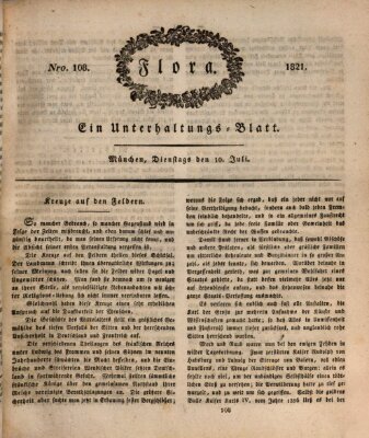 Flora (Baierische National-Zeitung) Dienstag 10. Juli 1821