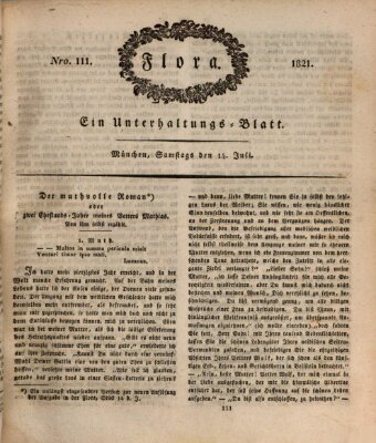 Flora (Baierische National-Zeitung) Samstag 14. Juli 1821