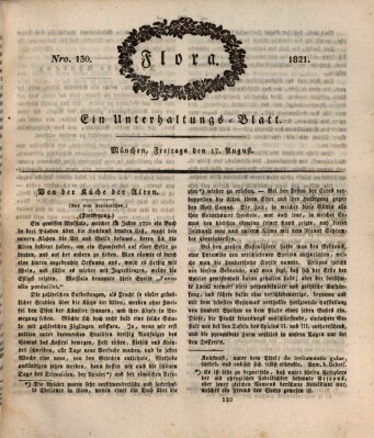 Flora (Baierische National-Zeitung) Freitag 17. August 1821