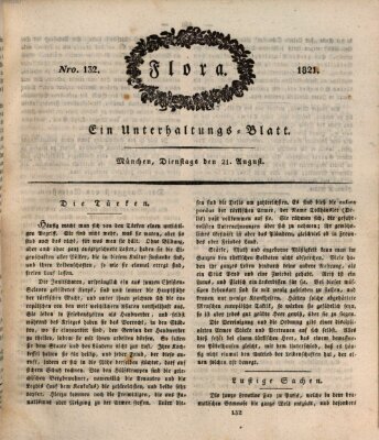 Flora (Baierische National-Zeitung) Dienstag 21. August 1821