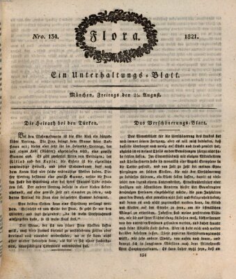 Flora (Baierische National-Zeitung) Freitag 24. August 1821