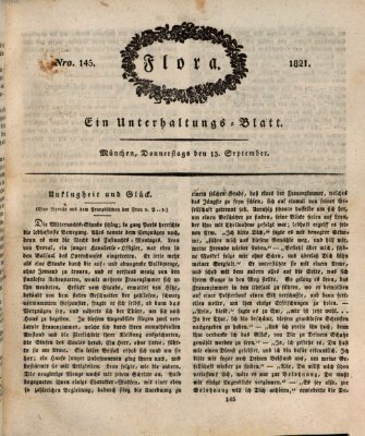 Flora (Baierische National-Zeitung) Donnerstag 13. September 1821