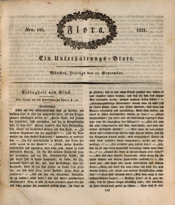 Flora (Baierische National-Zeitung) Freitag 14. September 1821