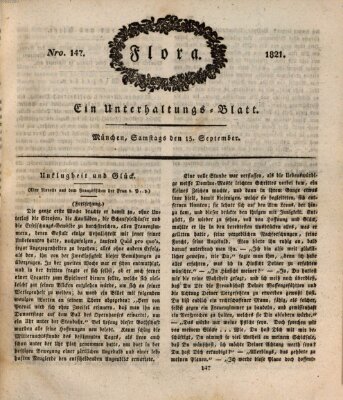 Flora (Baierische National-Zeitung) Samstag 15. September 1821