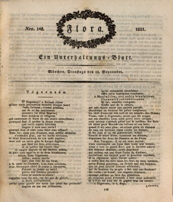 Flora (Baierische National-Zeitung) Dienstag 18. September 1821