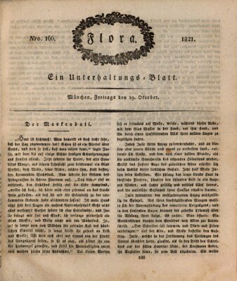 Flora (Baierische National-Zeitung) Freitag 19. Oktober 1821