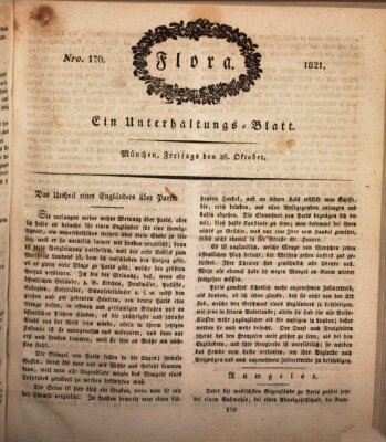 Flora (Baierische National-Zeitung) Freitag 26. Oktober 1821