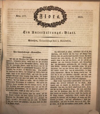 Flora (Baierische National-Zeitung) Donnerstag 8. November 1821