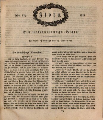 Flora (Baierische National-Zeitung) Samstag 10. November 1821