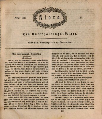 Flora (Baierische National-Zeitung) Dienstag 13. November 1821