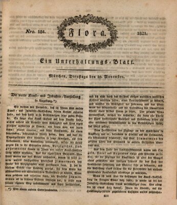 Flora (Baierische National-Zeitung) Dienstag 20. November 1821