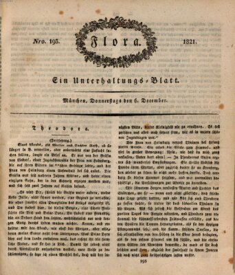 Flora (Baierische National-Zeitung) Donnerstag 6. Dezember 1821