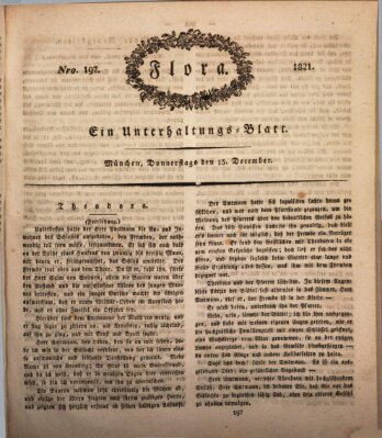 Flora (Baierische National-Zeitung) Donnerstag 13. Dezember 1821