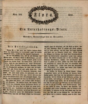 Flora (Baierische National-Zeitung) Donnerstag 20. Dezember 1821