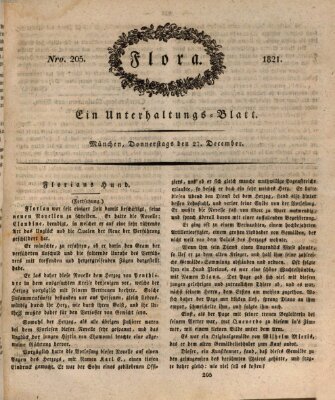 Flora (Baierische National-Zeitung) Donnerstag 27. Dezember 1821