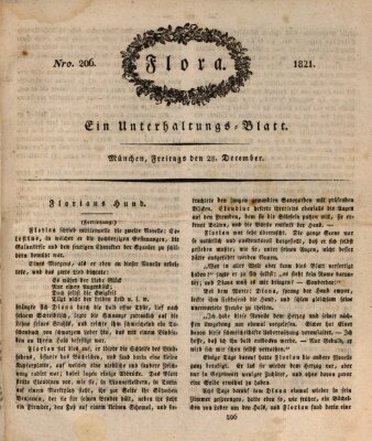 Flora (Baierische National-Zeitung) Freitag 28. Dezember 1821