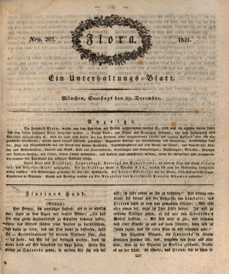 Flora (Baierische National-Zeitung) Samstag 29. Dezember 1821