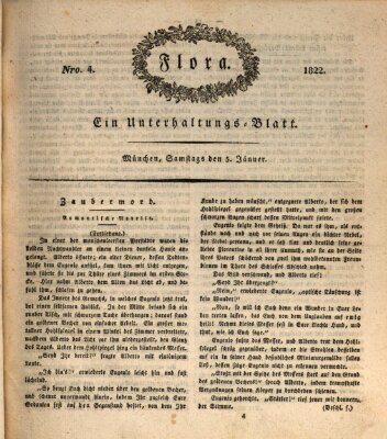 Flora (Baierische National-Zeitung) Samstag 5. Januar 1822