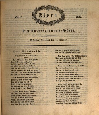 Flora (Baierische National-Zeitung) Freitag 11. Januar 1822