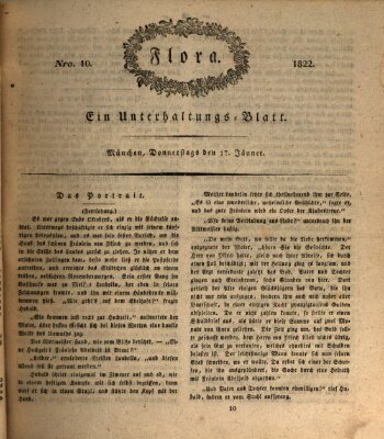 Flora (Baierische National-Zeitung) Donnerstag 17. Januar 1822