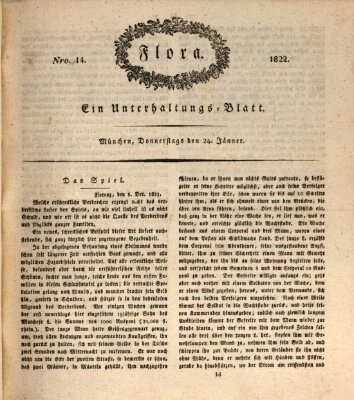 Flora (Baierische National-Zeitung) Donnerstag 24. Januar 1822