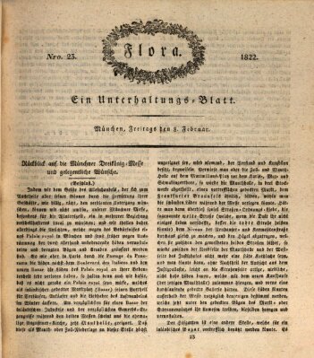 Flora (Baierische National-Zeitung) Freitag 8. Februar 1822